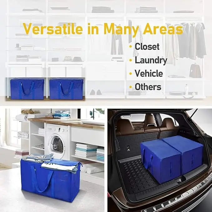 Moving Bags Heavy Duty With Zippers And Carrying Handles
