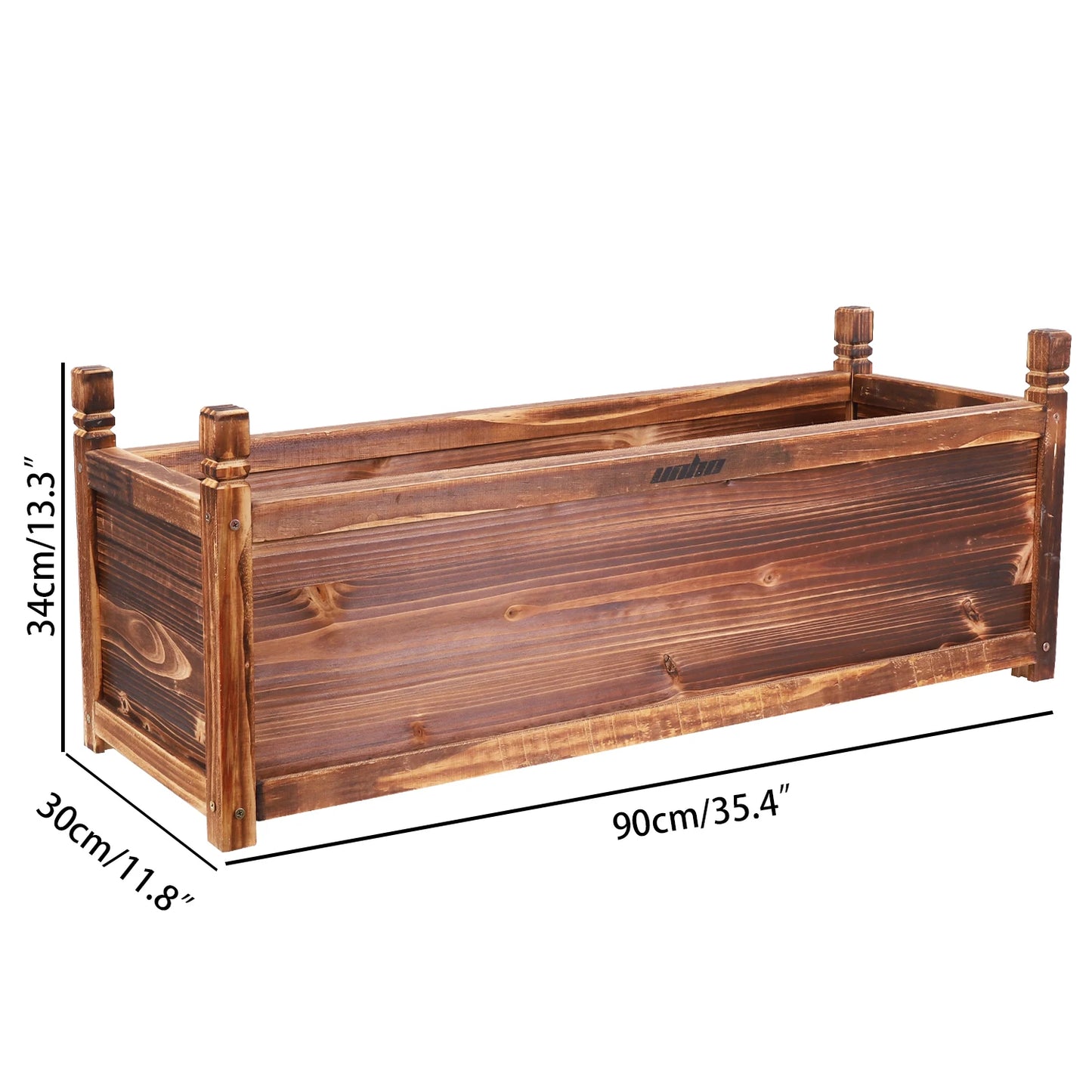 Wooden Raised Flower Bed Planter For Indoor And Outdoor Use