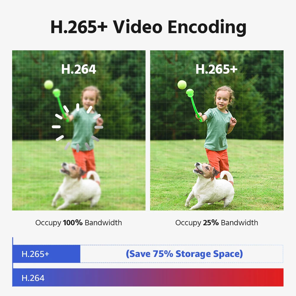 ANNKE 4K 8MP Dual Lens PoE Outdoor Surveillance Camera 180 Degree
