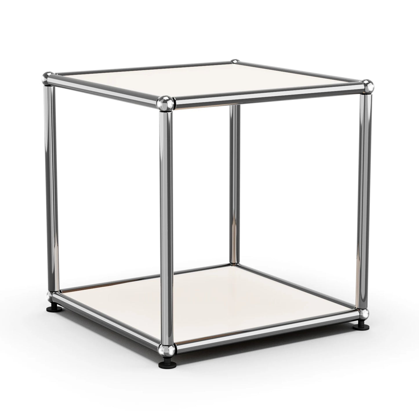 Furgle Modern Minimalist Side End Table With Metal Frame