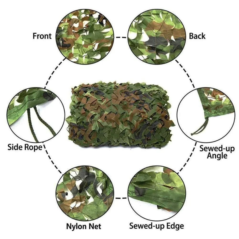 Camouflage Netting Sunshade For Outdoor Camping And Hunting