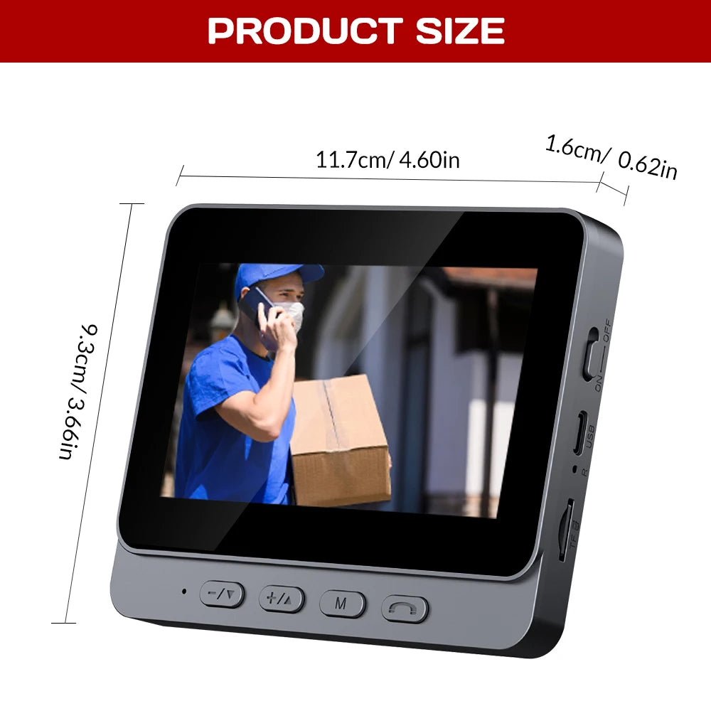 Smart Video Intercom With Night Vision And Two Way Audio Camera Surveillance