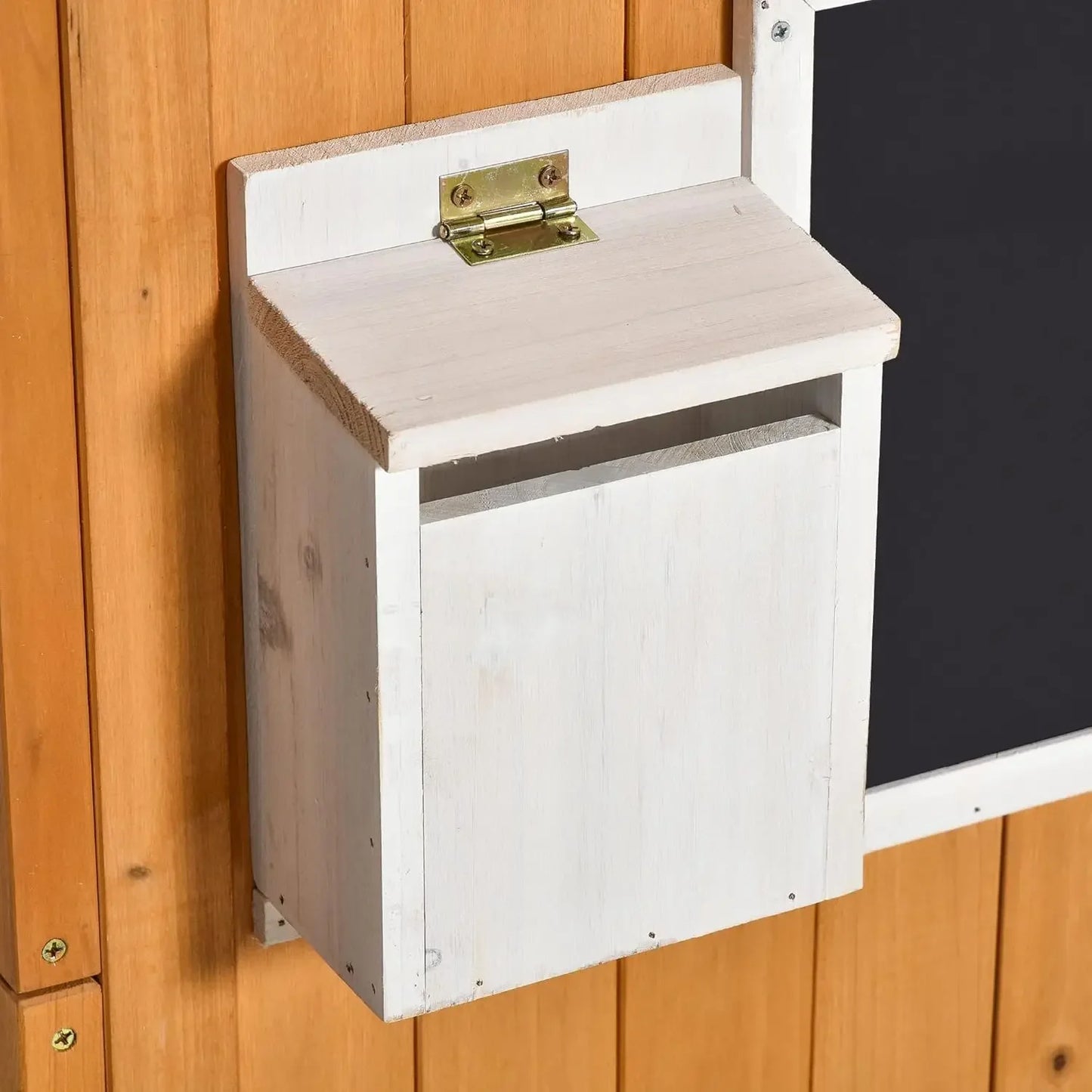 Wooden Outdoor Playhouse For Kids With Working Door And Windows