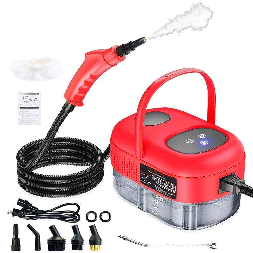 Portable High Pressure Steam Cleaner 1500W With Accessories