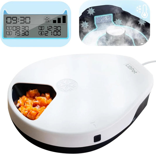 UBPET Automatic Cat Feeder With Cooling And Temperature Control Timer