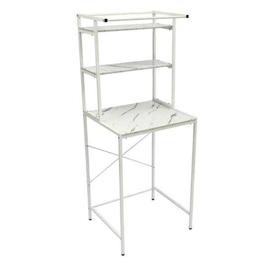 Three-Tier Washer and Dryer Storage Shelf for Laundry Room