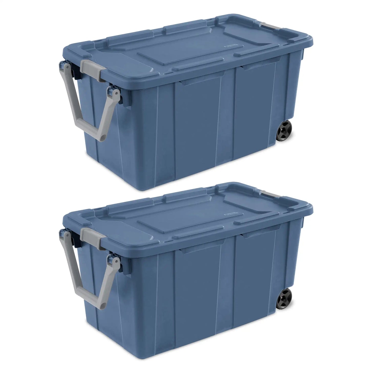 Industrial Wheeled Plastic Storage Container With Handle