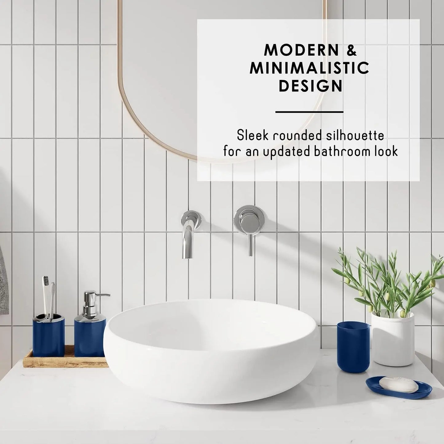 Bathroom Accessory Set Twenty Piece With Shower Curtain Liner
