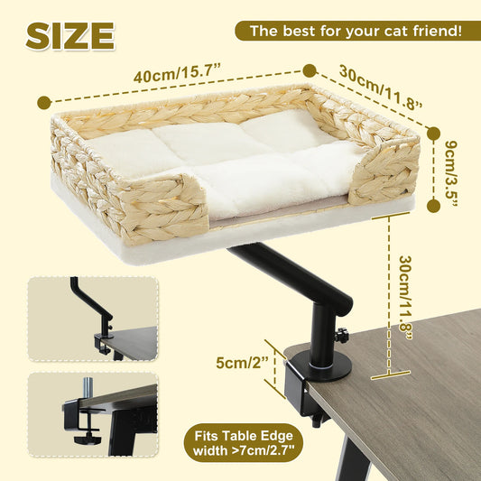 PAWZ Road Cat Desk Bed Rotatable Stand Hammock For Home