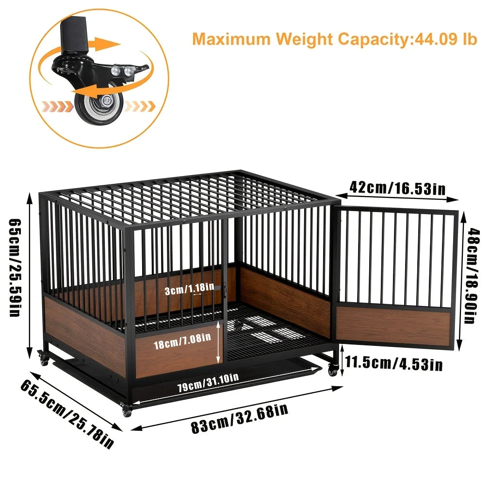 Cat Cage Kennel Heavy Duty Metal Pet Crate For Boarding