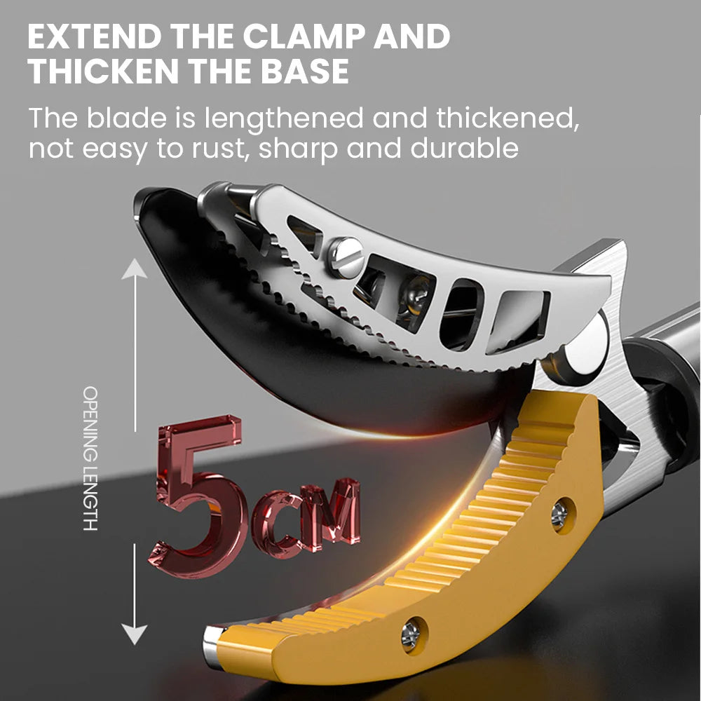 AIRAJ High Altitude Pruning Shears With Telescopic Rods And Scissors