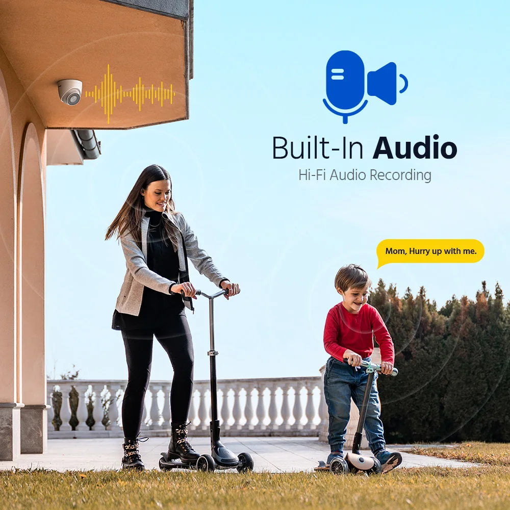 ANNKE 5MP POE IP Camera Indoor Outdoor Surveillance With Audio