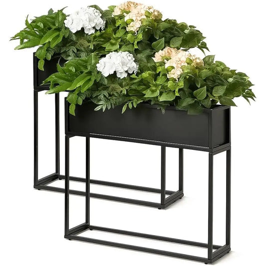 Durable Raised Garden Bed for Herbs and Flowers Outdoor Planter