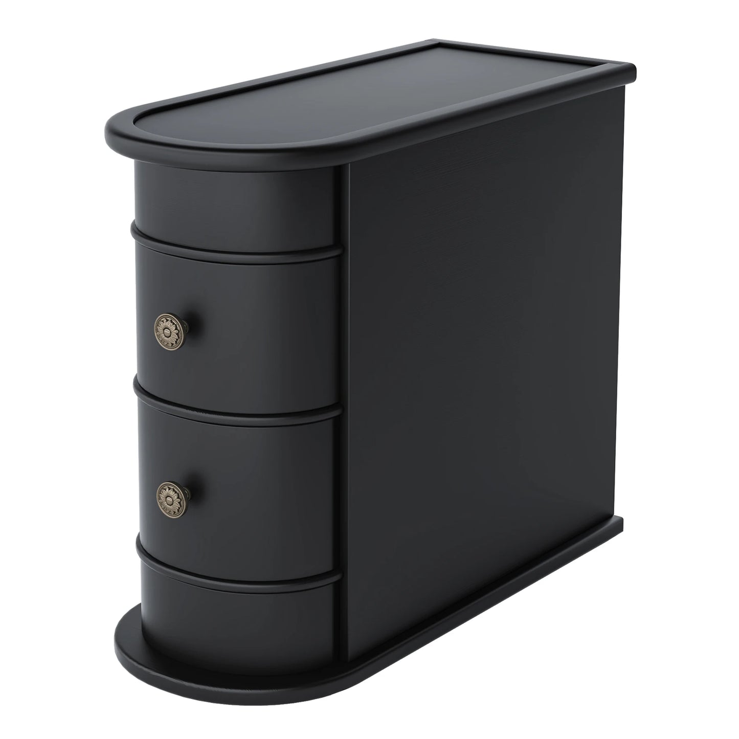 Tribesigns End Table With Drawer Modern Solid Wood Nightstand
