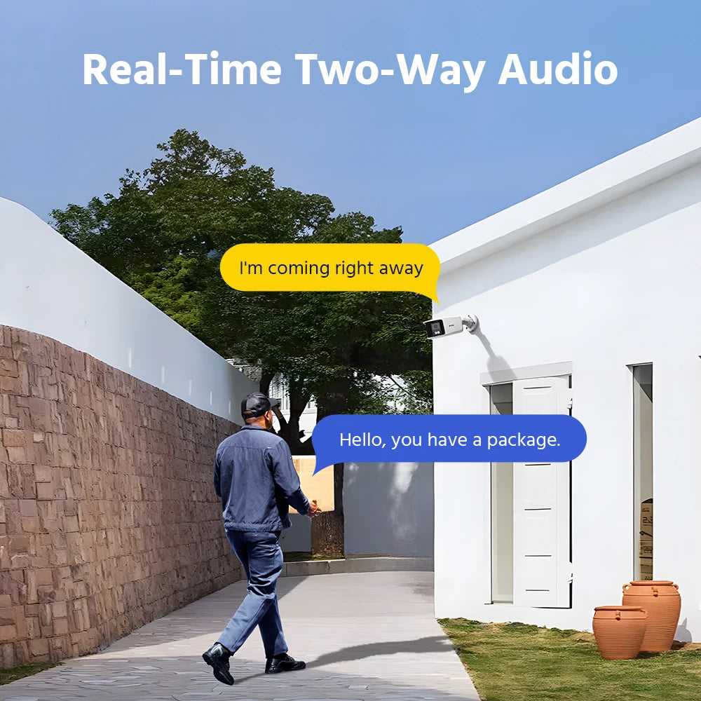 ANNKE 4K 8MP Dual Lens PoE Outdoor Surveillance Camera 180 Degree