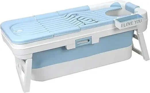 Portable Adult Bathtub Collapsible Freestanding Ergonomic Bath