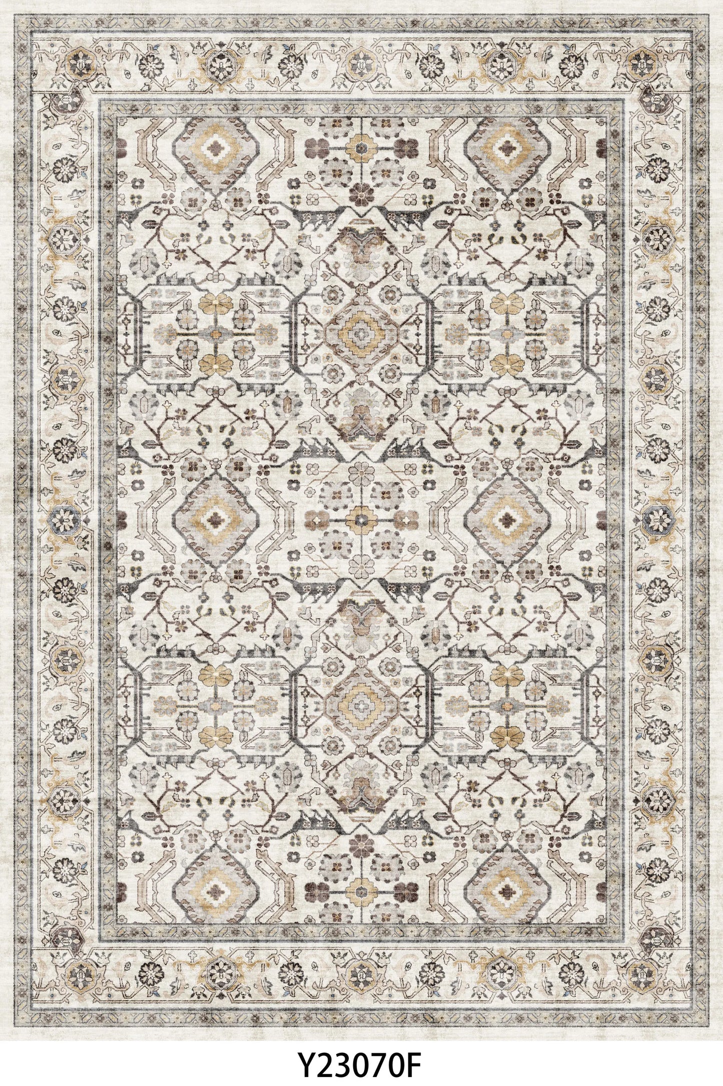 Kilim Wool Silk Rug Washable Turkish Persian Geometric Area Rug