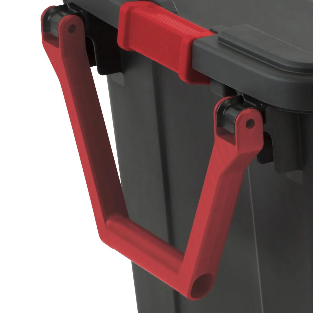 Industrial Wheeled Plastic Storage Container With Handle