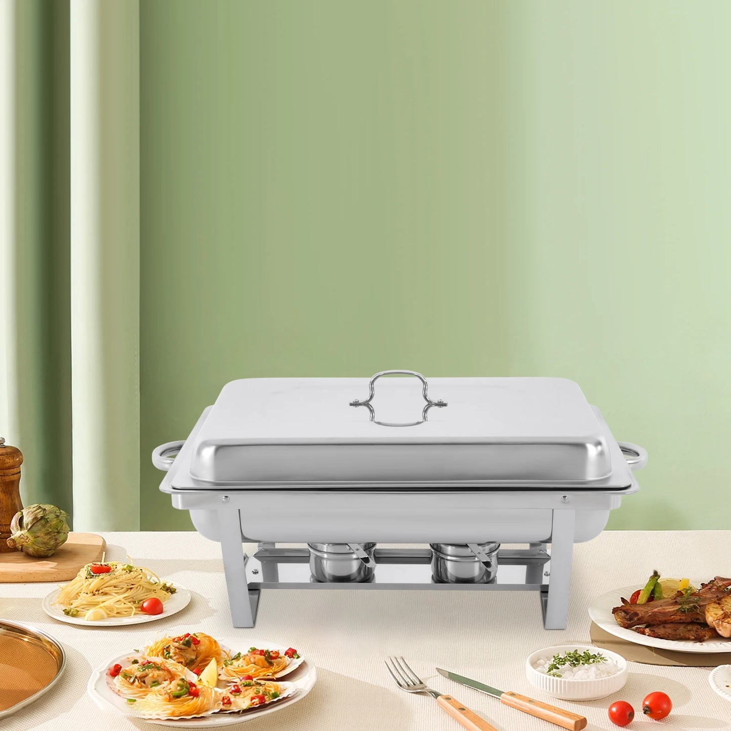 Stainless Steel Chafing Dish Buffet Set For Catering