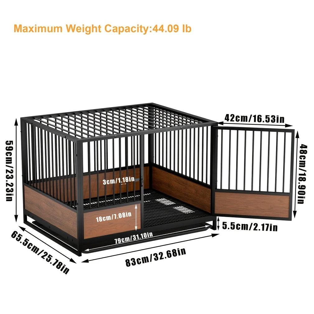 Cat Cage Kennel Heavy Duty Metal Pet Crate For Boarding