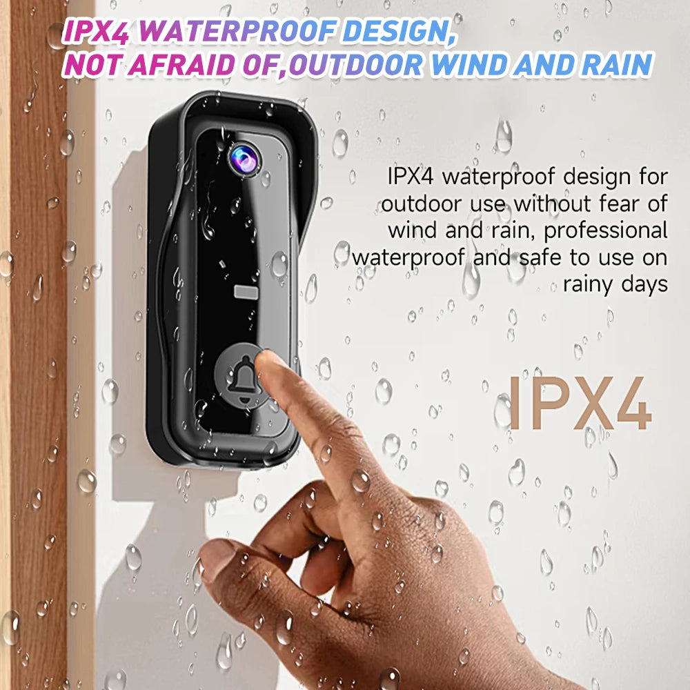 X6 Smart Video Doorbell Camera Bundle With Wireless Intercom