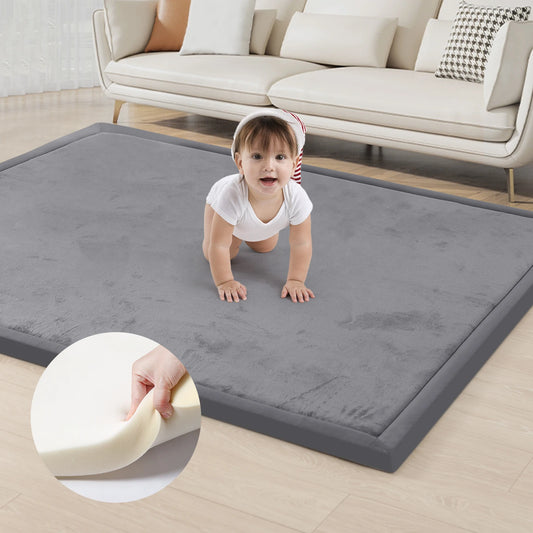 PaPaMat Memory Foam Playpen Carpet With Non Slip Velvet Backing Living Room