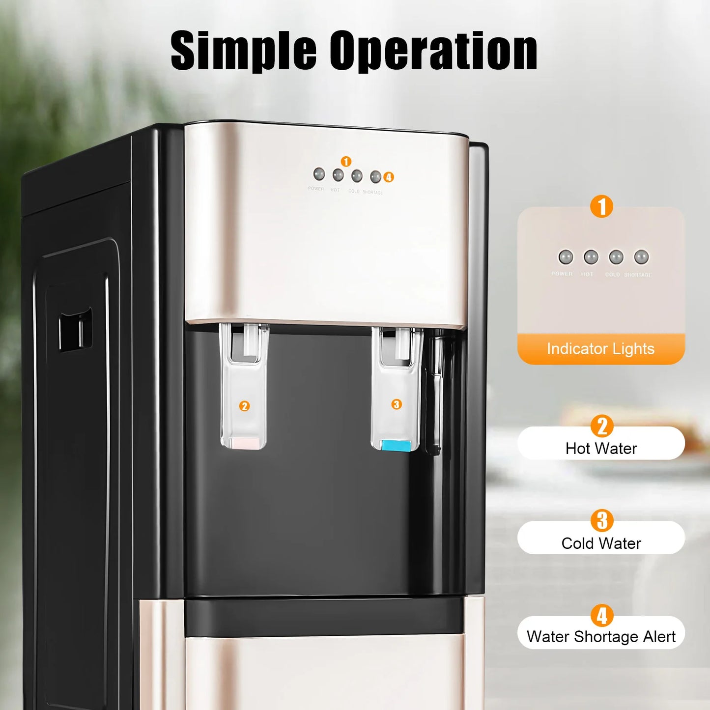 Sweetmile Bottom Loading Electric Water Dispenser Heating And Cooling