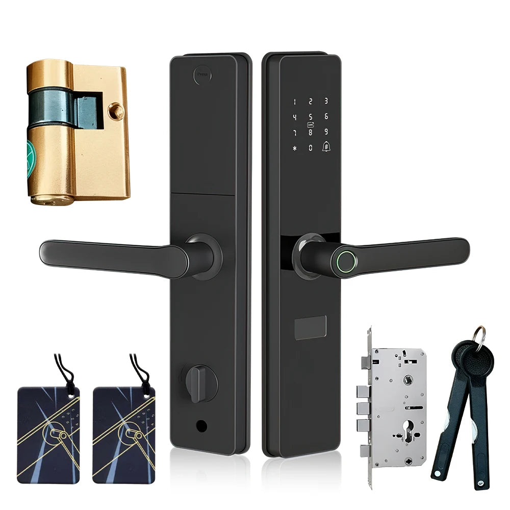 TTLock Smart Door Lock With App Biometric RFID Card