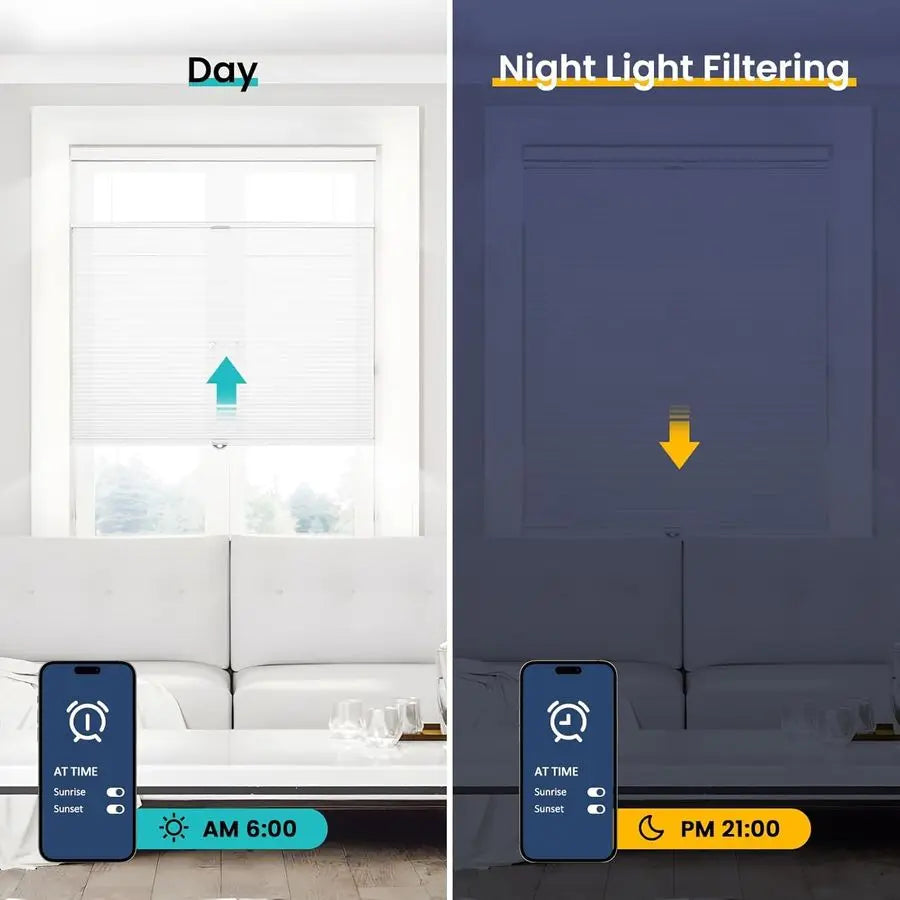 Top Down Bottom Up Cordless Cellular Shades For Windows