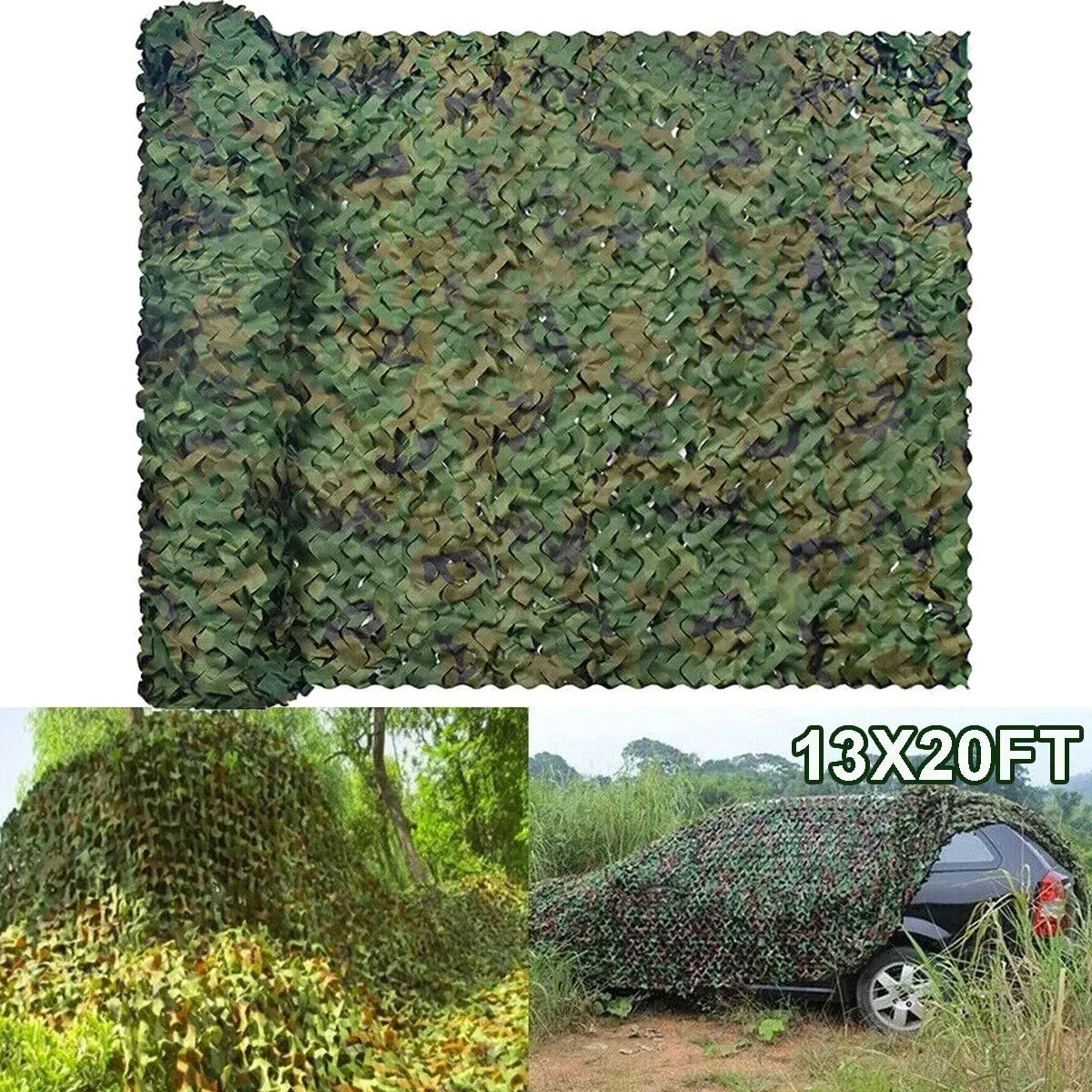 Camouflage Netting Sunshade For Outdoor Camping And Hunting