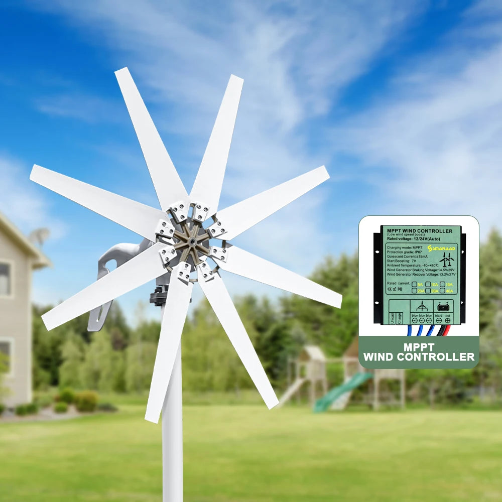 SMARAAD 3000W Horizontal Wind Turbine SS3000 For Homes