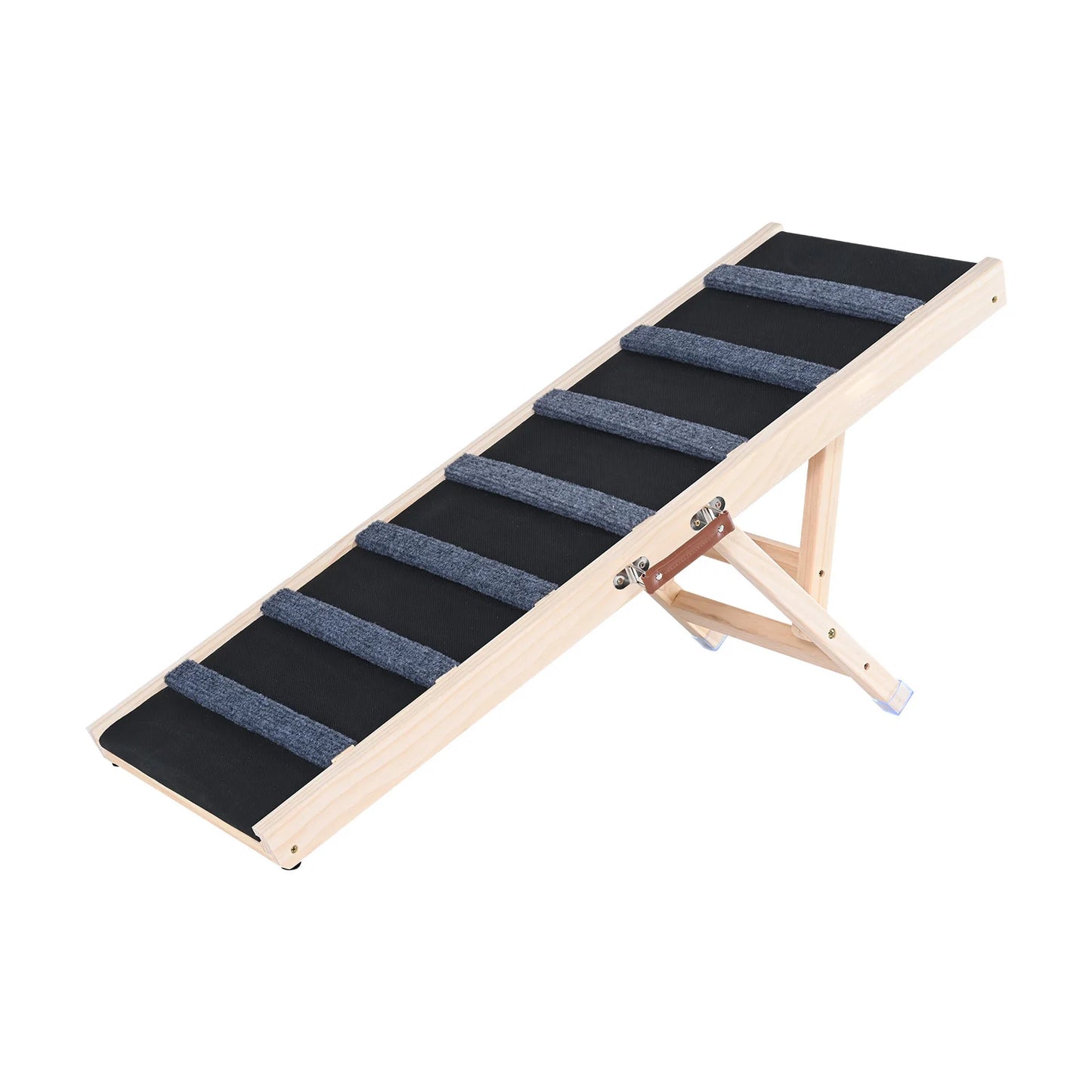 SucceBuy Folding Dog Ramp With Anti Slip And Adjustable Height