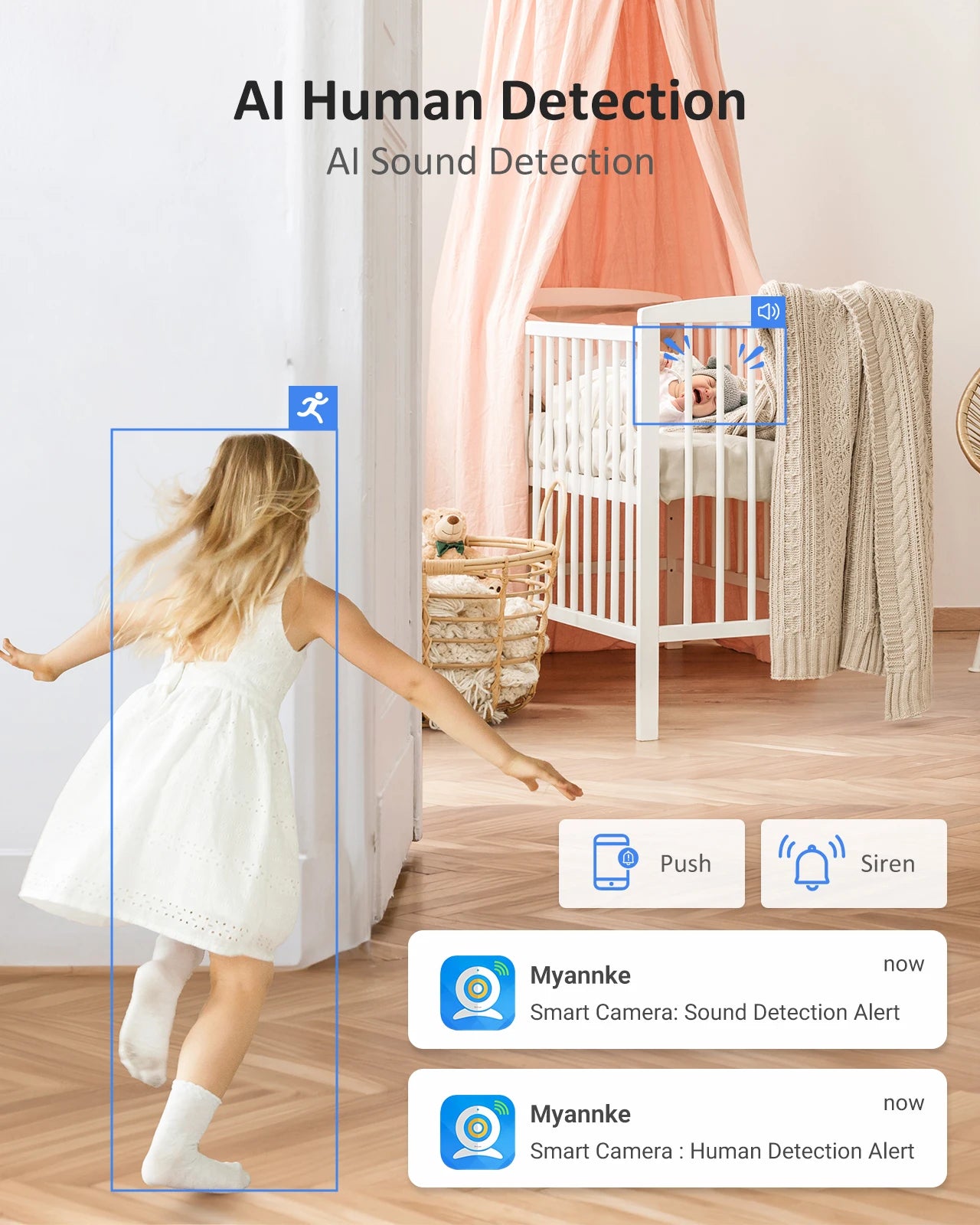 ANNKE 4K UHD Indoor Security Camera With Dual Band WiFi