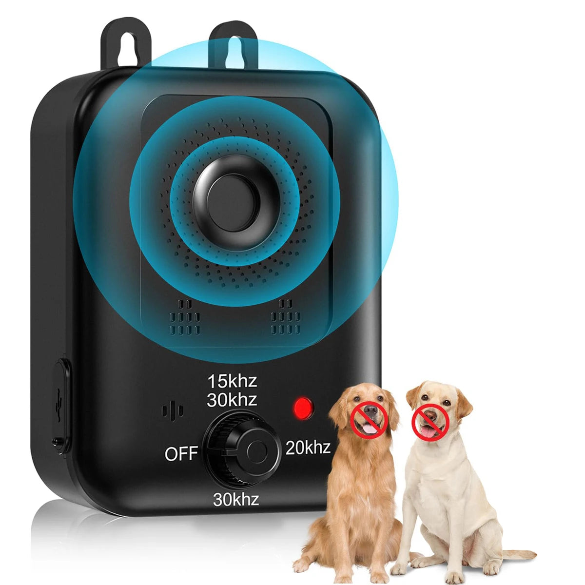 PetEdu Automatic Dog Bark Deterrent Ultrasonic Device Indoor Outdoor