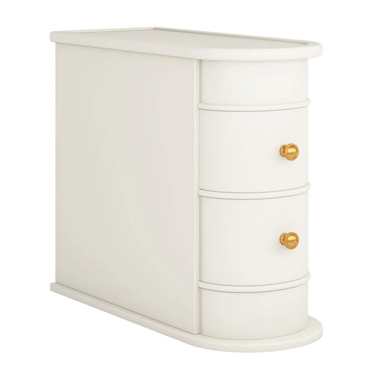 Tribesigns End Table With Drawer Modern Solid Wood Nightstand
