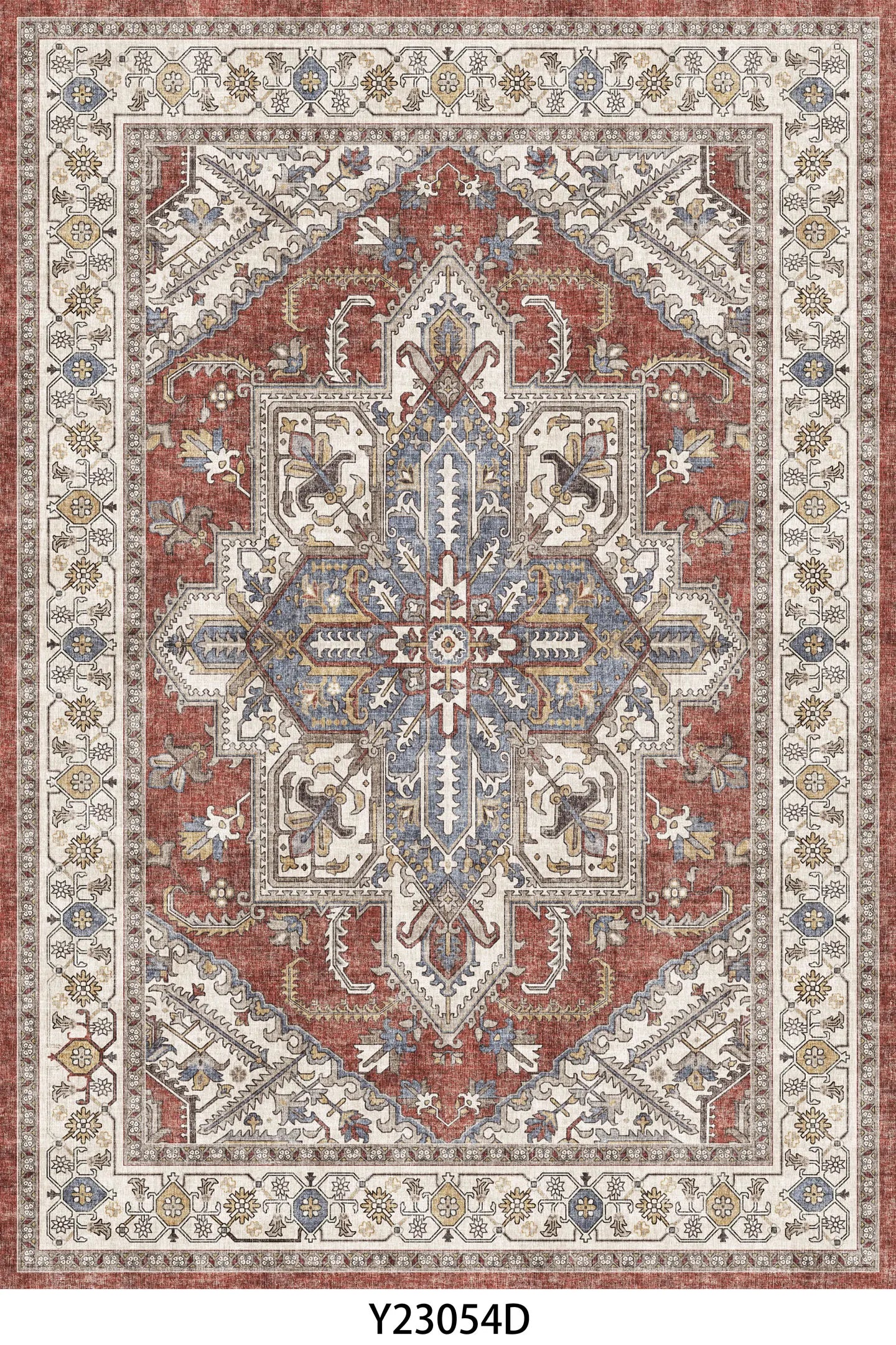 Kilim Wool Silk Rug Washable Turkish Persian Geometric Area Rug