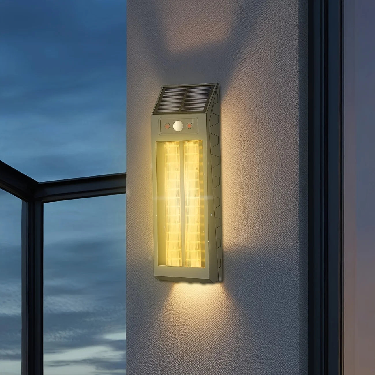 Solar Motion Sensor Wall Lights For Outdoor Gardens Halloween Courtyards