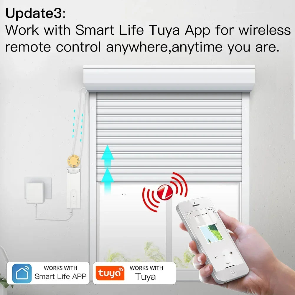 MOES ZigBee Smart Motorized Roller Blinds Hub Alexa Google Home
