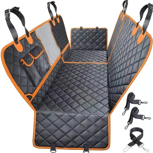Pet Car Seat Cover 5-In-1 Convertible Dog Hammock Seat Protector