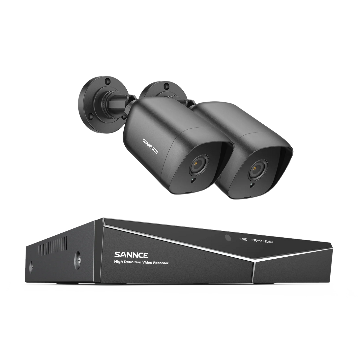 SANNCE 4CH DVR CCTV System With 2MP IR Outdoor Cameras