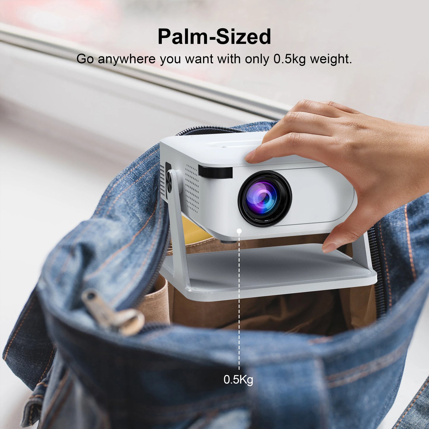 XNANO HA109 Mini Projector Android 11 WiFi 6 BT5.0