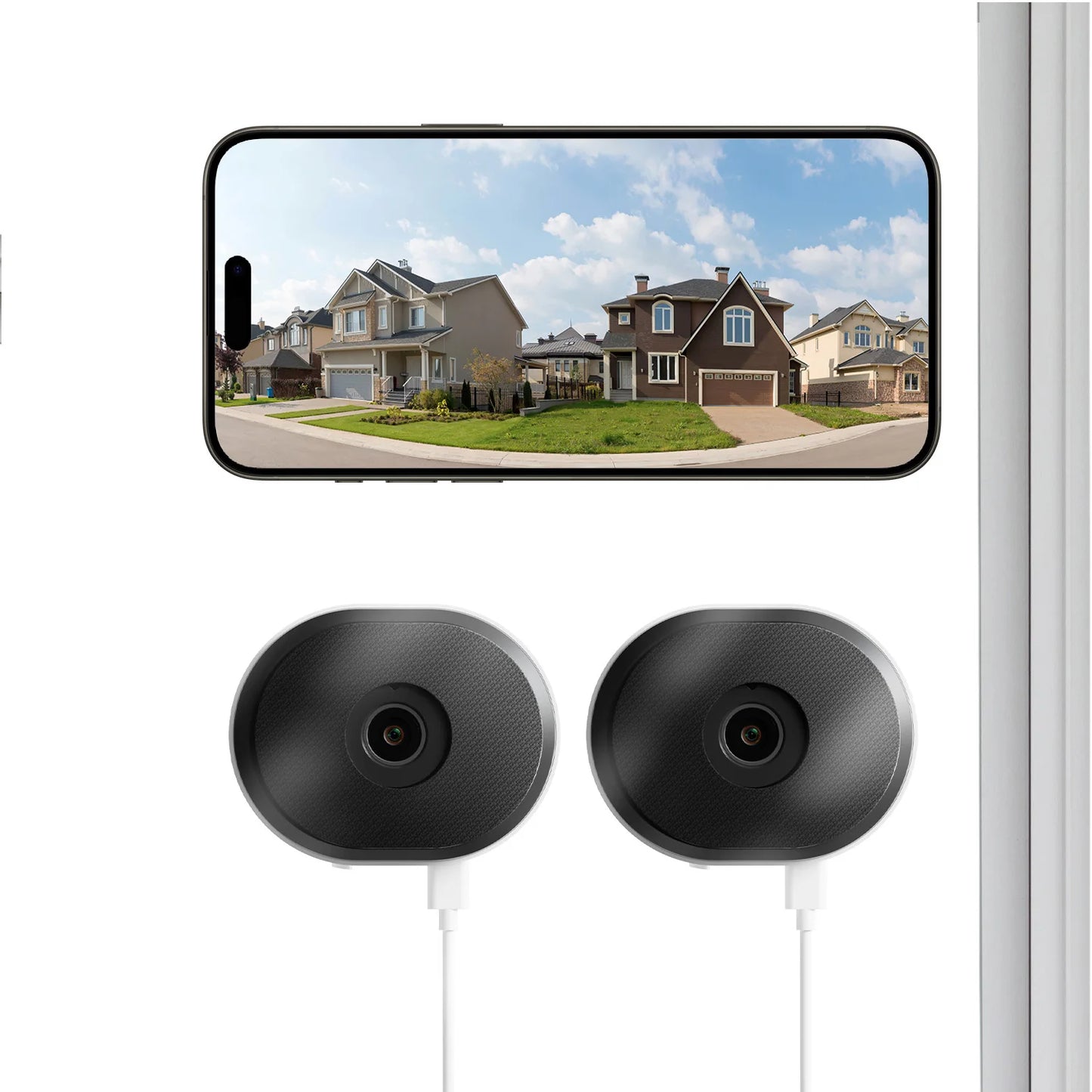 ZOSI C680 3MP Window Security Camera Plug In 2K Indoor WiFi Surveillance