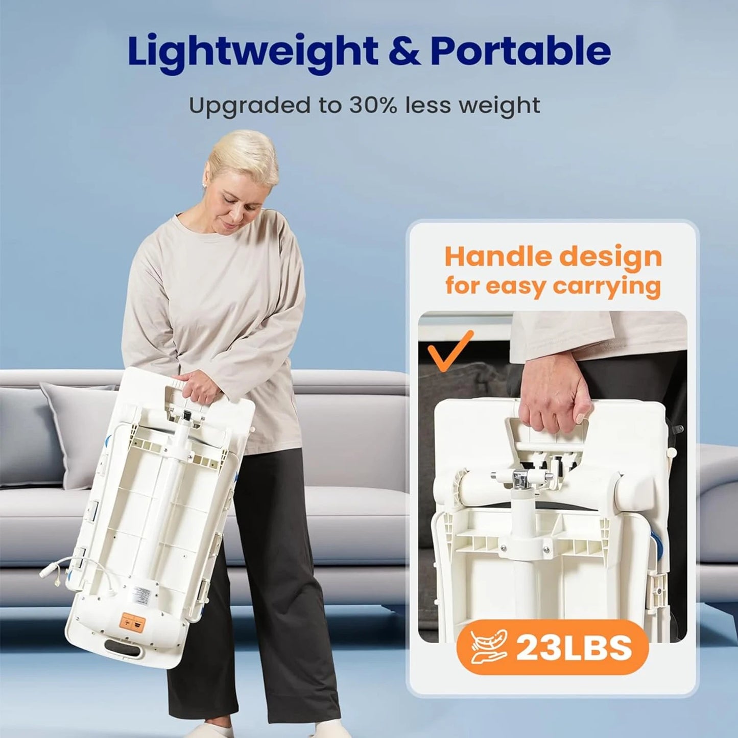 Lightweight Electric Chair Lift For Elderly With Remote Control