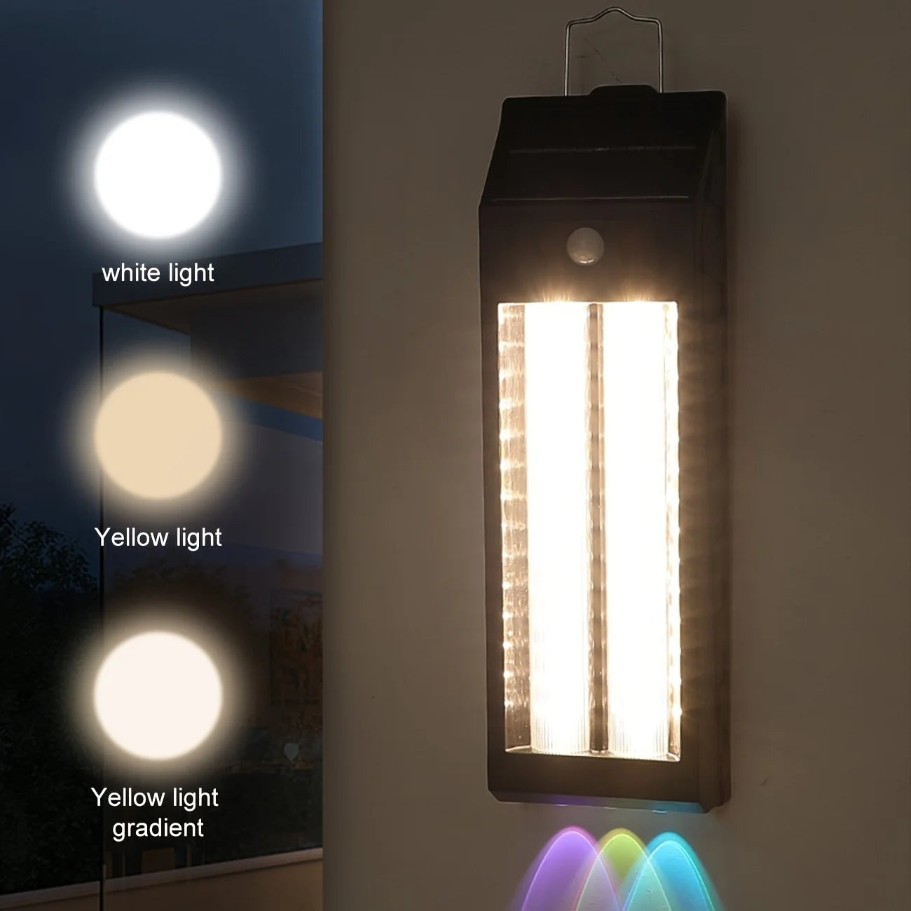 Solar Motion Sensor Wall Lights For Outdoor Gardens Halloween Courtyards