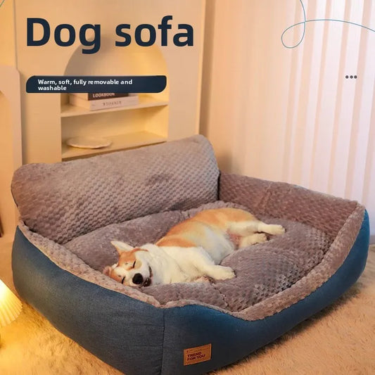 Washable Bite Resistant Dog Bed For All Seasons Nest