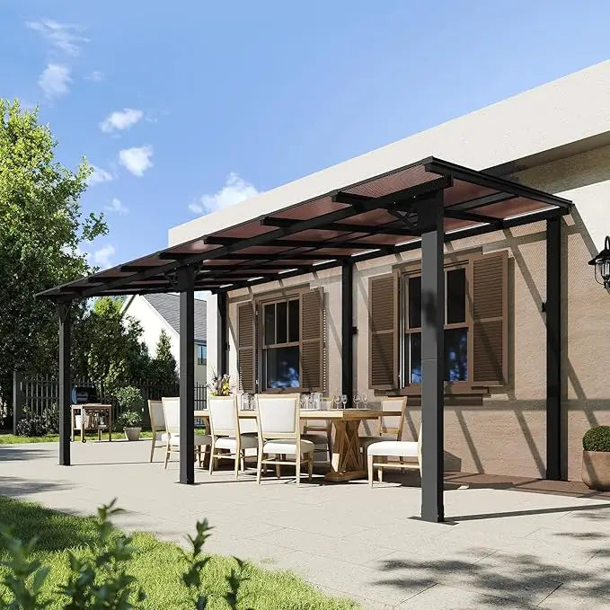 Aoxun Wall Mounted Gazebo Pergola For Outdoor Patio
