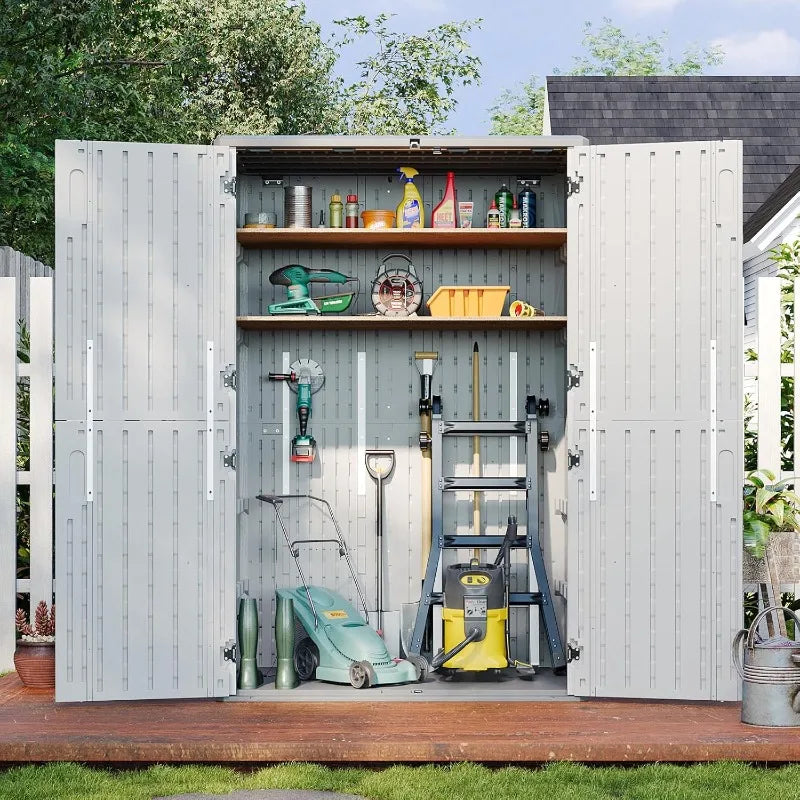 YTYIN Outdoor Storage Shed Waterproof With Floor For Garage