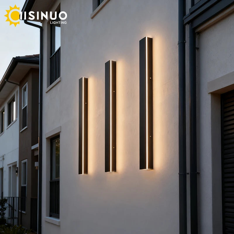 IISINUO Outdoor Porch Wall Light Smart Dimmable IP67 Stainless Steel