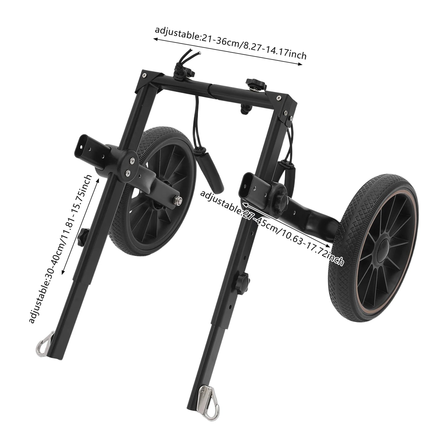 Bymaocar Pet Rehabilitation Walking Aid 2-Wheel Dog Wheelchair