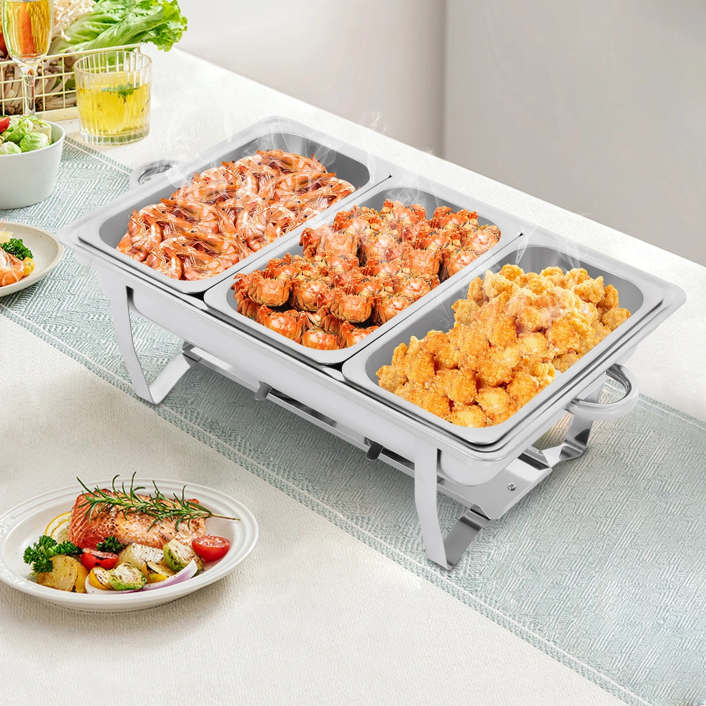 Stainless Steel Chafing Dish Buffet Set For Catering